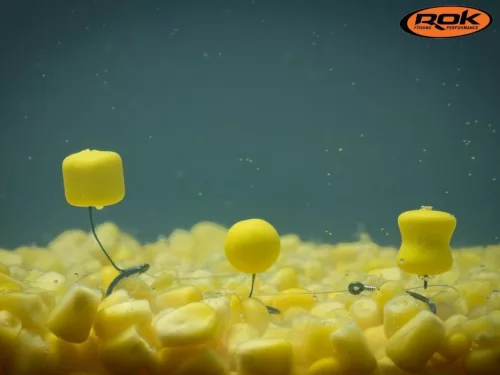 ROK TRIPLE CORN #S Natural yellow - kukorica sárga  tripla gumi kukorica Balanszírozott - CarpHunter