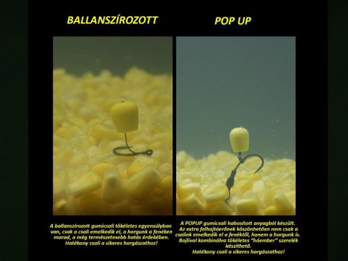 ROK TRIPLE CORN #S Natural yellow - kukorica sárga  tripla gumi kukorica Balanszírozott