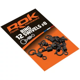 ROK RING Swivels - Karikás forgó - 12 darab/csomag - CarpHunter