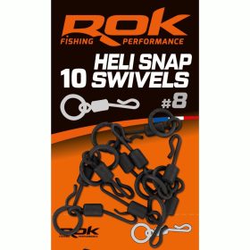 ROK Heli Snap Swivels 8 