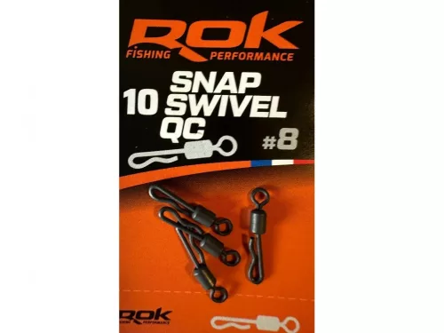 ROK - Snap Swivel QC Swivel - #8 - CarpHunter
