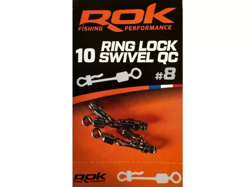 ROK - Ring Lock Swivel QC - #8 - CarpHunter