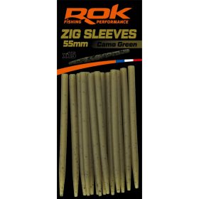 ROK Zig Sleeves - gubancgátló gumiharang - Camo zöld