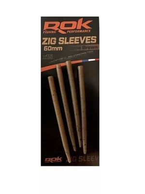 ROK Zig Sleeves - gubancgátló gumiharang - Camo zöld - CarpHunter