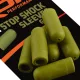ROK STOP Shock Sleeves Green- forgó védő sapka Zöld - CarpHunter