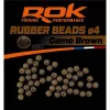 ROK RUBBER Beads 4mm - 4mm-s Gumigyöngy Camo Barna - CarpHunter