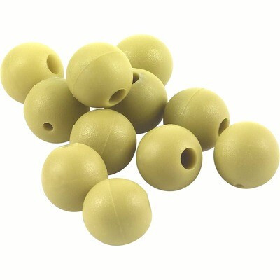 ROK RUBBER Beads 6mm - 6mm-s Gumigyöngy Sóder