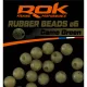 ROK RUBBER Beads 6mm - 6mm-s Gumigyöngy Camo Zöld - CarpHunter