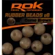 ROK RUBBER Beads 8 mm - 8mm-s Gumigyöngy Camo Barna - CarpHunter