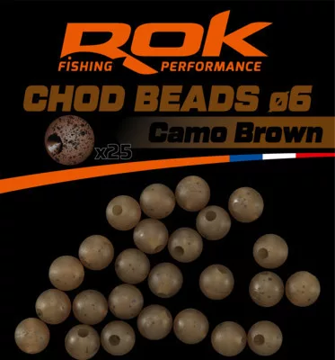 ROK CHOD Beads Ø6mm - Chod gyöngy Camo Green - CarpHunter