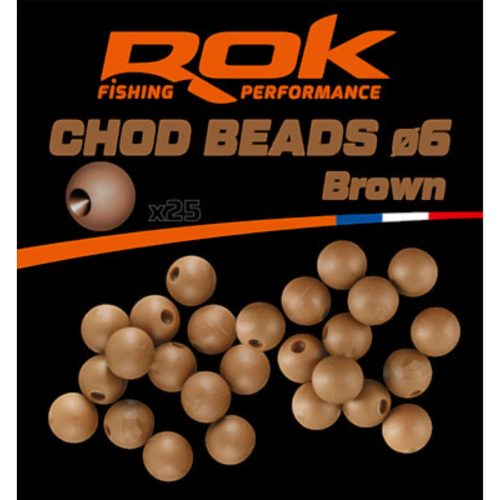ROK CHOD Beads Ø6mm - Chod gyöngy Camo Green 