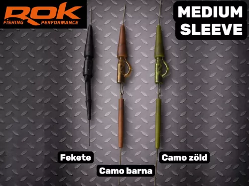 ROK - MEDIUM Sleeves - #40 - fekete - CarpHunter