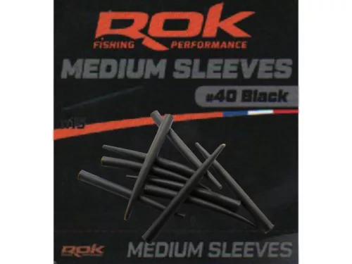 ROK - MEDIUM Sleeves - #40 - fekete - CarpHunter