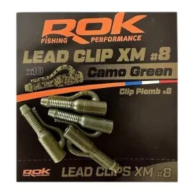 ROK Lead Clip XM - ólomkapocs Camo Zöld - CarpHunter