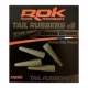 ROK Lead Clip TAIL RUBBER - ólomkapocs záró gumi Camo Zöld - CarpHunter