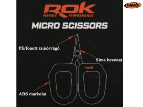 ROK MICRO Scissors - Micro olló - fekete