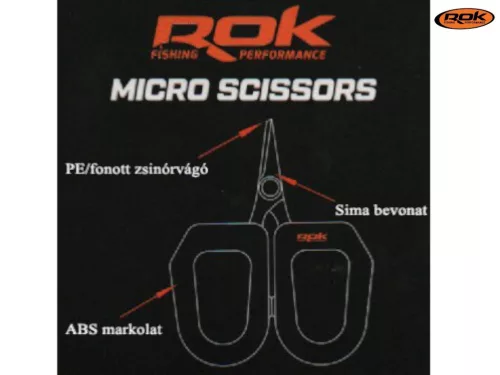 ROK MICRO Scissors - Micro olló - fekete - CarpHunter