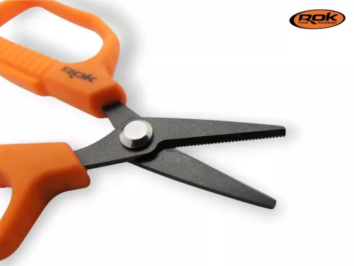 ROK SOFT Scissors - Puha szilikon markolatú olló - narancs - CarpHunter