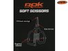 ROK SOFT Scissors - Puha szilikon markolatú olló - narancs