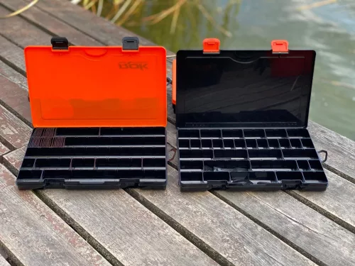 ROK HOOKBAIT BOX 371 - Horogcsalis doboz - Fekete - CarpHunter