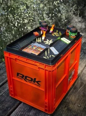 ROK CRATE COVER 43 Fekete tároló rekesz fedél 