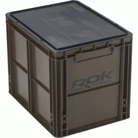 ROK CRATE 433 Set nagy rekesz tetővel - Zöld - CarpHunter
