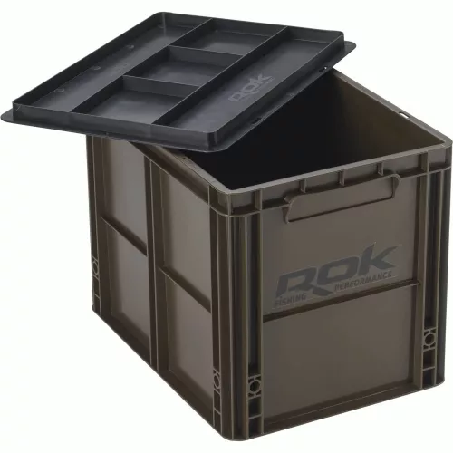ROK CRATE 433 Set nagy rekesz tetővel - Zöld