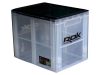 ROK CRATE 433 Set - nagy rekesz tetővel -40cm x 30cm x 32cm - Áttetsző