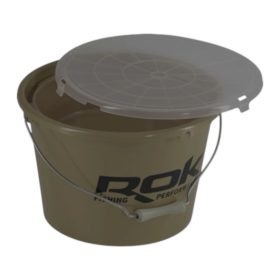   ROK 25 literes Csalis vödör szett fedéllel és 8 literes betéttel - Zöld
