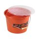 ROK 18 literes Csalis Vödör és 5 literes Keverő edény szett fedéllel - Narancs