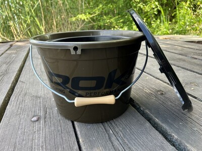 ROK 18 literes Vödör és 5 literes Keverő edény szett fedéllel - Zöld