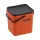 ROK 17 literes szögletes keverő edény fedéllel - SQUARE BUCKET with soft cover - Narancs - CarpHunter