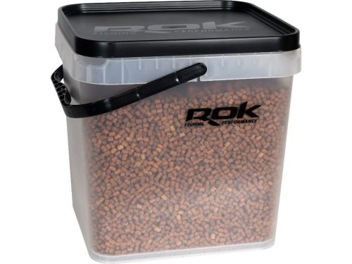 ROK 17 literes szögletes vödör fedéllel - SQUARE BUCKET with soft cover - Áttetsző
