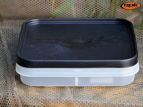 ROK Szögletes keverő edény betét puha tetővel (10 és 17 literes edényekhez) BLACK SQUARE BASIN - Áttetsző - CarpHunter