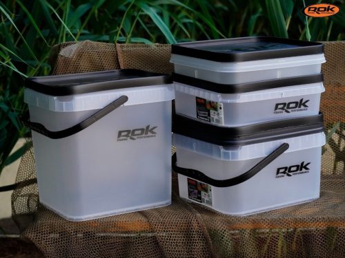 ROK Szögletes keverő edény betét puha tetővel (10 és 17 literes edényekhez) BLACK SQUARE BASIN - Áttetsző