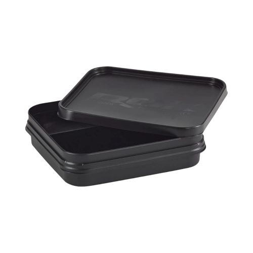 ROK 10 literes Szögletes Csalis vödör + betét + tető szett - Fekete