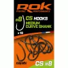 ROK MEDIUM CURVE SHANK - teflon horog  8-es méret - CarpHunter