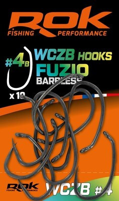 ROK FUZIO hook barbless- szakáll nélküli horog 8 méret