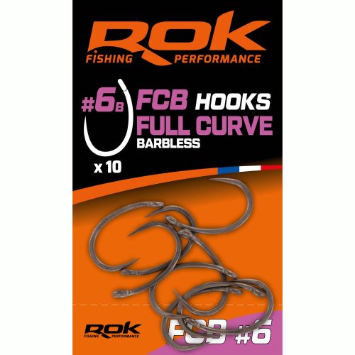ROK Full Curve barbless - szakáll nélküli horog 8 méret