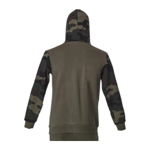 ROK CAMO HOODIE - Kapucnis terep mintás pulóver - L