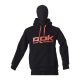 ROK - BLACK HOODIE - Kapucnis fekete pulóver M