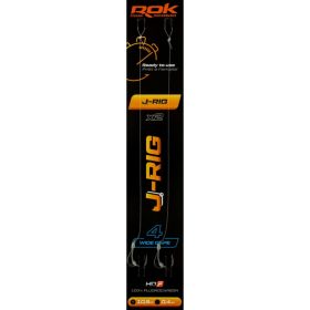 ROK J-RIG Wide Gape - előkötött horog  4 - 0,40mm