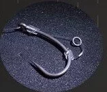 ROK J-RIG Curve Shank - előkötött horog  4 - 0,40mm - CarpHunter