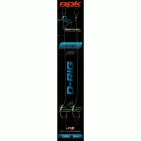 ROK D-RIG Curve Shank - előkötött horog  4 - 0,40mm