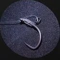 ROK D-RIG Curve Shank Barbless - előkötött szakáll nélküli horog  4 - 0,40mm - CarpHunter