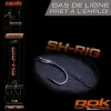 ROK SH-RIG Curve Shank - előkötött horog  2 - 0,40mm - CarpHunter