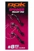 ROK SPINNER-RIG FULL CURVE - 3db/csomag - előkötött horog - 8
