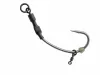 ROK SPINNER-RIG LONG CURVE SHANK - 3db/csomag - előkötött horog - 6