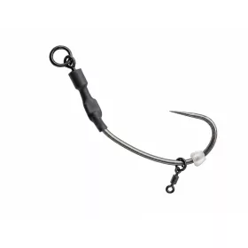   ROK SPINNER-RIG LONG CURVE SHANK - 3db/csomag - előkötött horog - 4 - Szakáll nélküli
