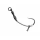 ROK SPINNER-RIG LONG CURVE SHANK - 3db/csomag - előkötött horog - 6 - Szakáll nélküli